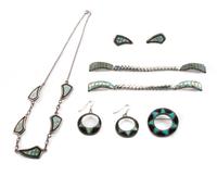 Group of Southwestern Jewelry Length of first 17 inches