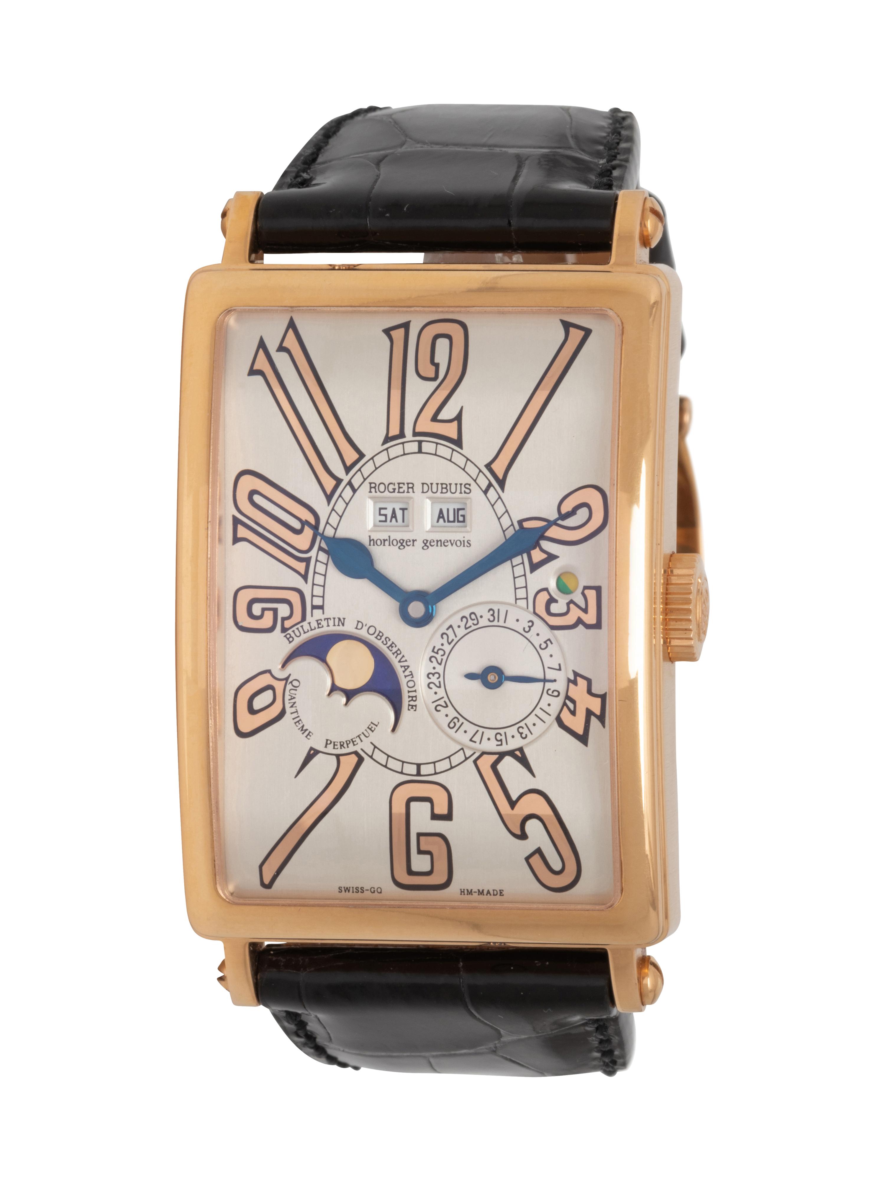 ROGER DUBUIS, 18K ROSE GOLD 'MUCH MORE QUANTIEME PERPETUAL' WATCH