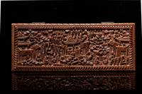Four Chinese Carved Wood Articles