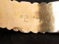 14K Gold and Lapis Cuff Bracelet