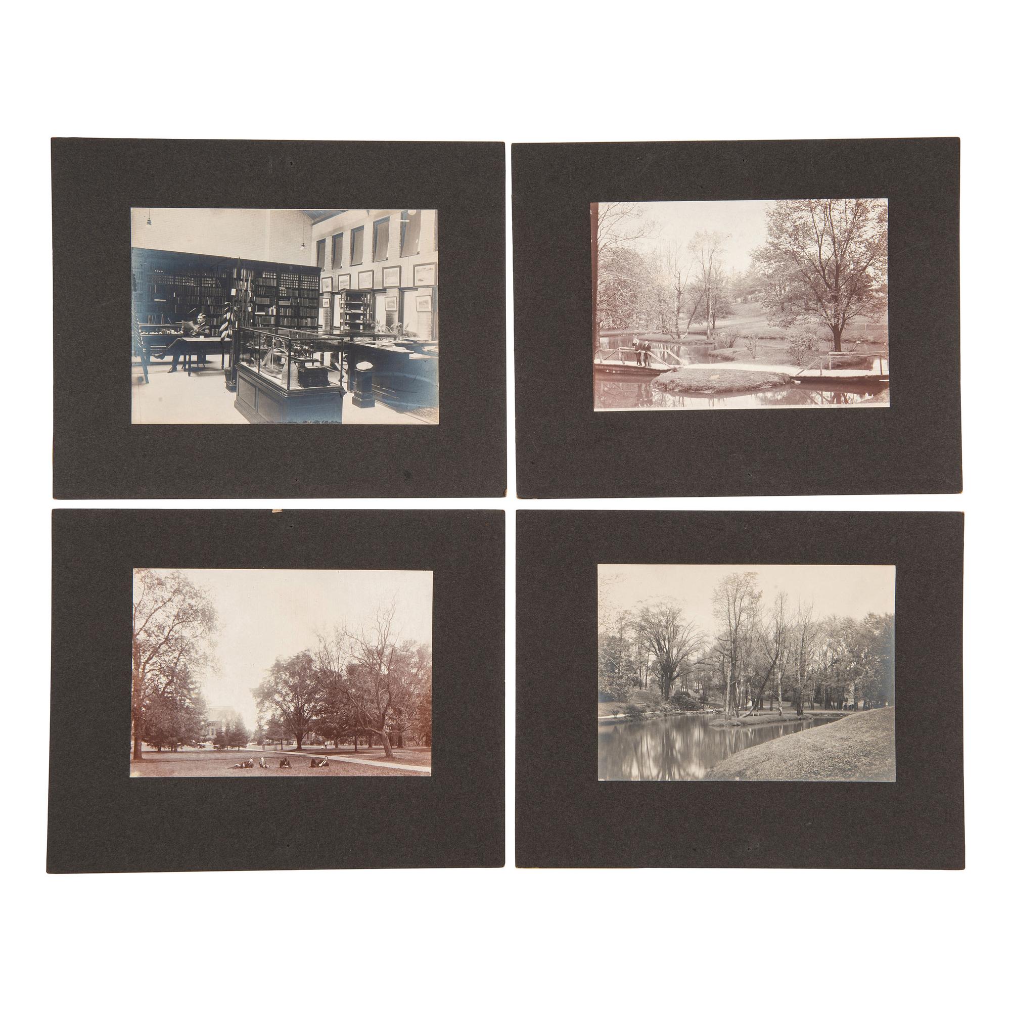 [EARLY PHOTOGRAPHY]. A group of 80 photographs of Columbus, Ohio and Ohio State University, including: