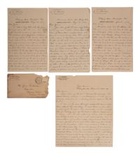 [NATIVE AMERICAN]. Letters from attorney and Confederate veteran James S. Standley to Chief Green McCurtain regarding Choctaw Nation politics.