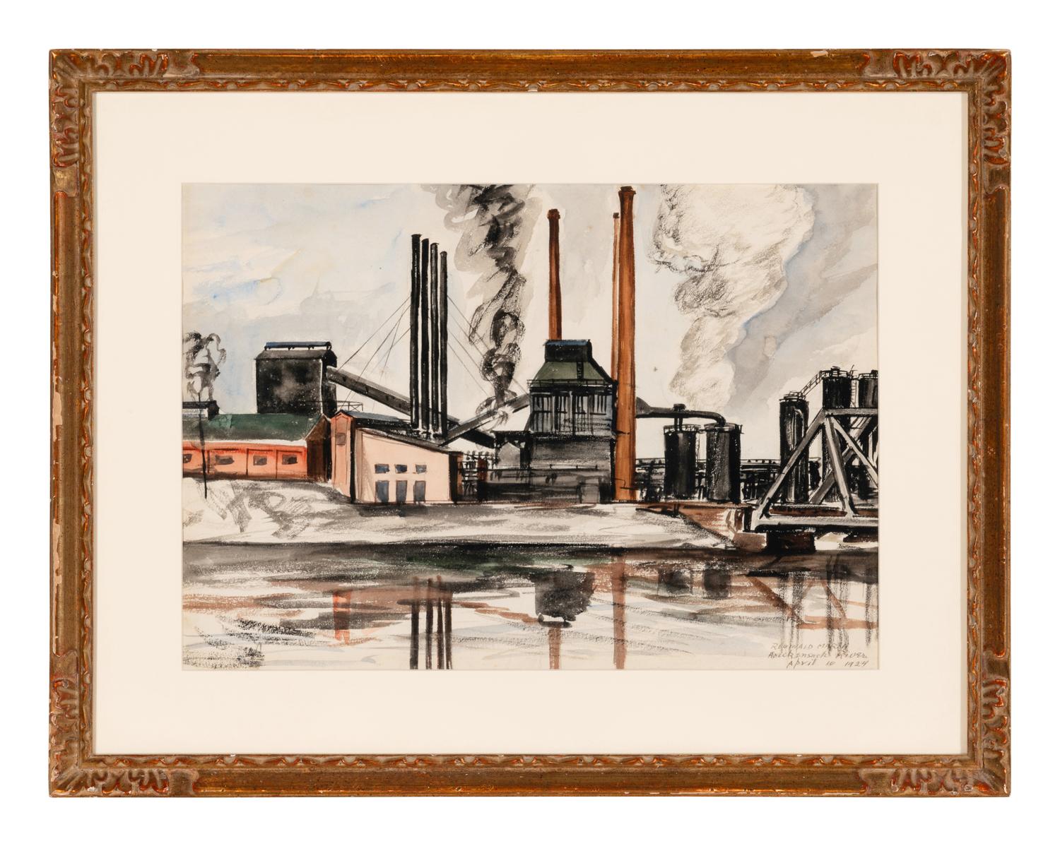 Hackensack River , 1924
