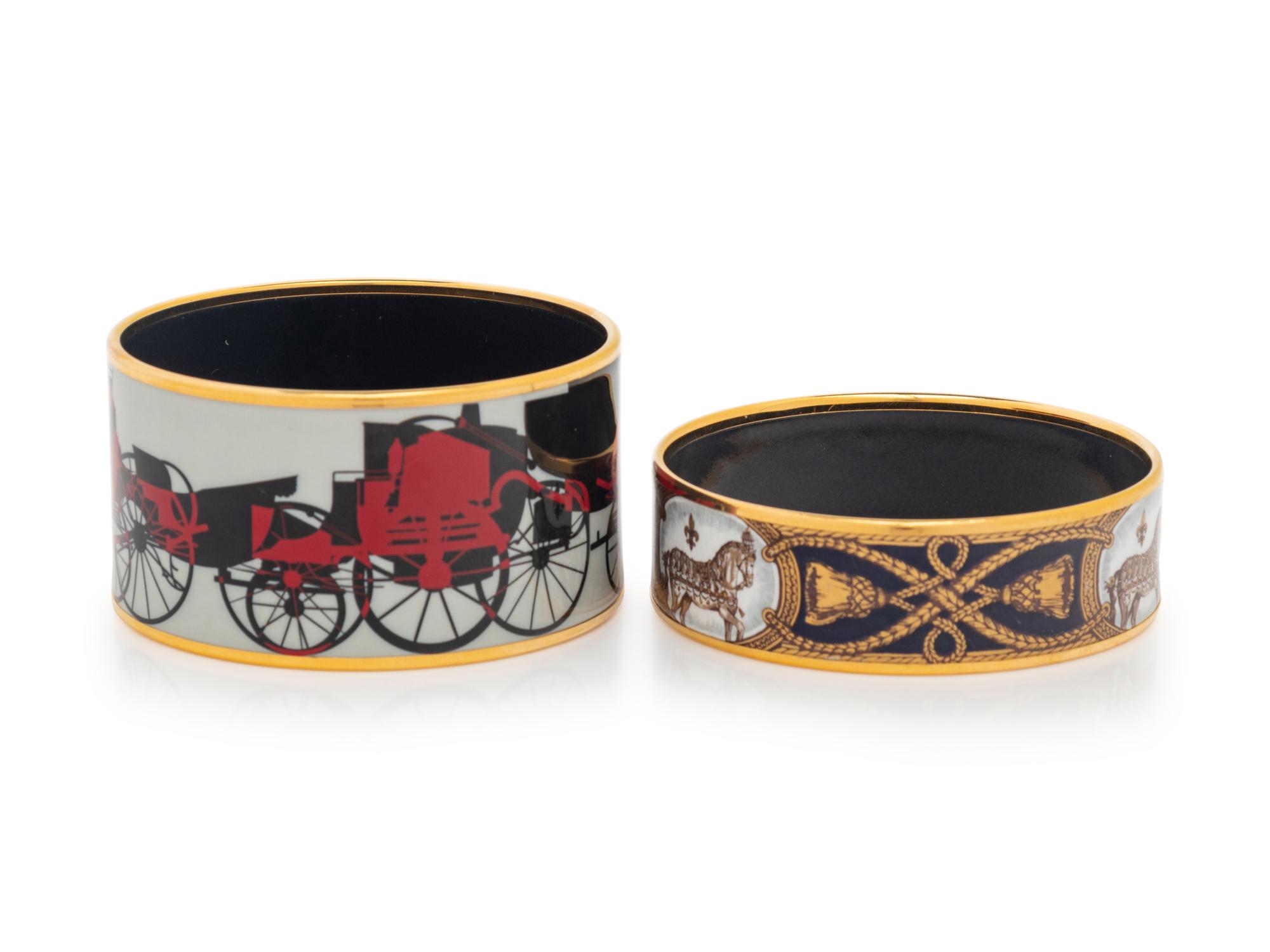 Two Hermès Bangles