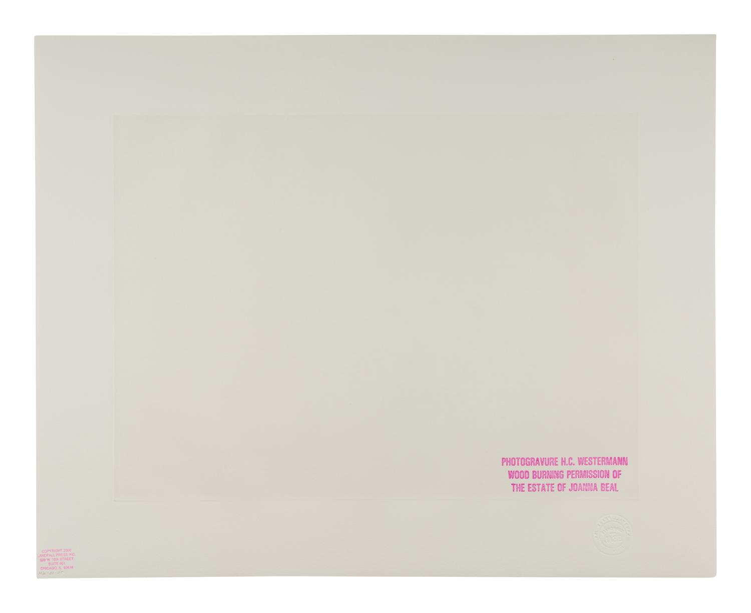 Untitled (from the Landfall Press 30th Anniversary portfolio)