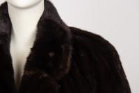 Two Fur Coats: J. Mendel Sable and Black Onyx Mink, with J. Mendel Headband