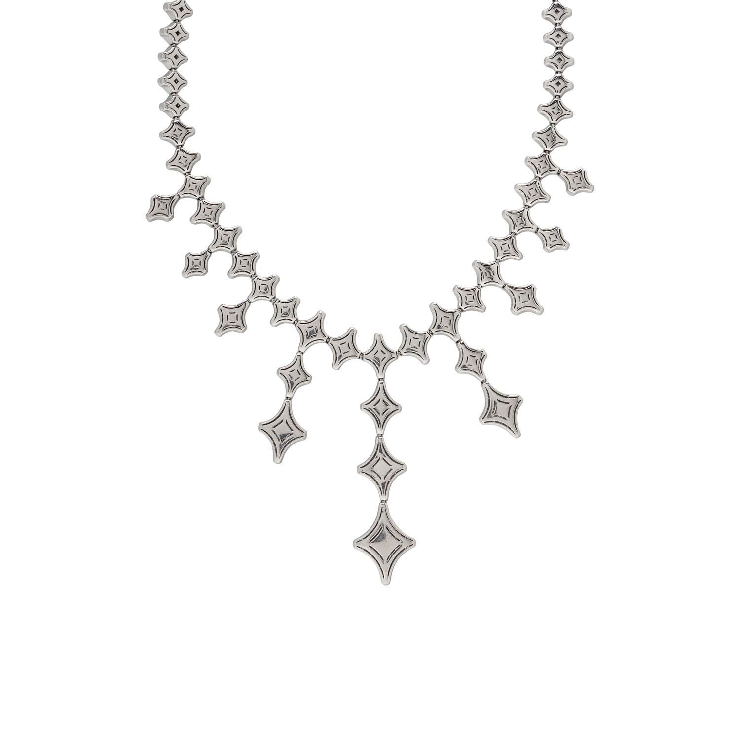 CHIMENTO, DIAMOND AND WHITE GOLD FRINGE NECKLACE