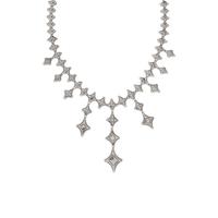 CHIMENTO, DIAMOND AND WHITE GOLD FRINGE NECKLACE