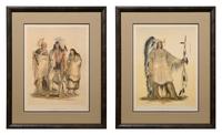 Two George Catlin Etchings