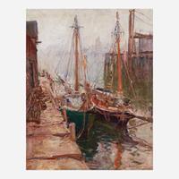 Emile Albert Gruppe (American, 1896–1978) Waiting for the Tide to Rise