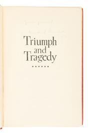 CHURCHILL, Winston Leonard Spencer, Sir (1874-1965). The Second World War. Boston: Houghton Mifflin Company, 1948-1953.