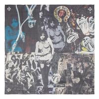 CHROME HEARTS, PRINTED SILK CHIFFON SCARF