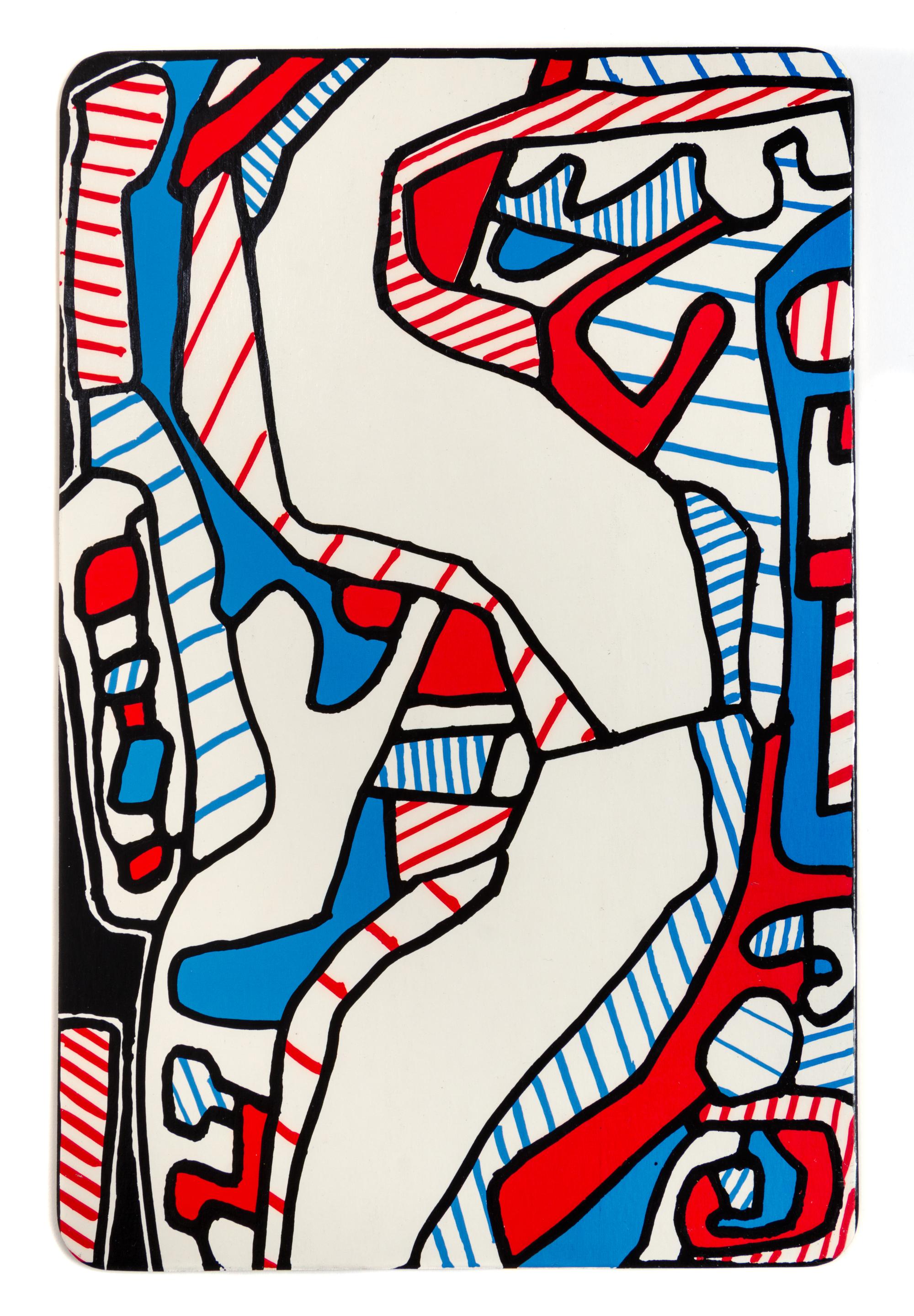 Jean Dubuffet, (French, 1901-1985), Banque de l'Hourloupe-Cartes a jouer et a tirer, 1967