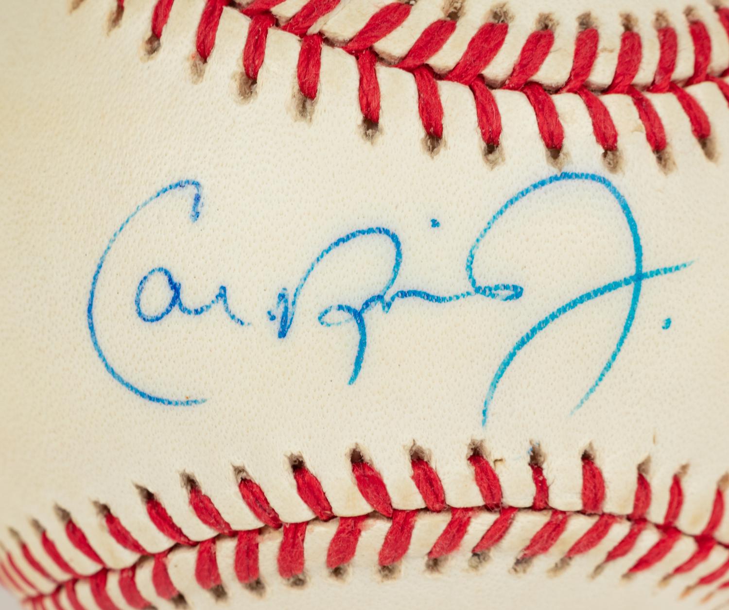 A Group of Three Cal Ripken Jr. Signed Autograph Baseballs (Beckett Authentication Services BAS Certified),