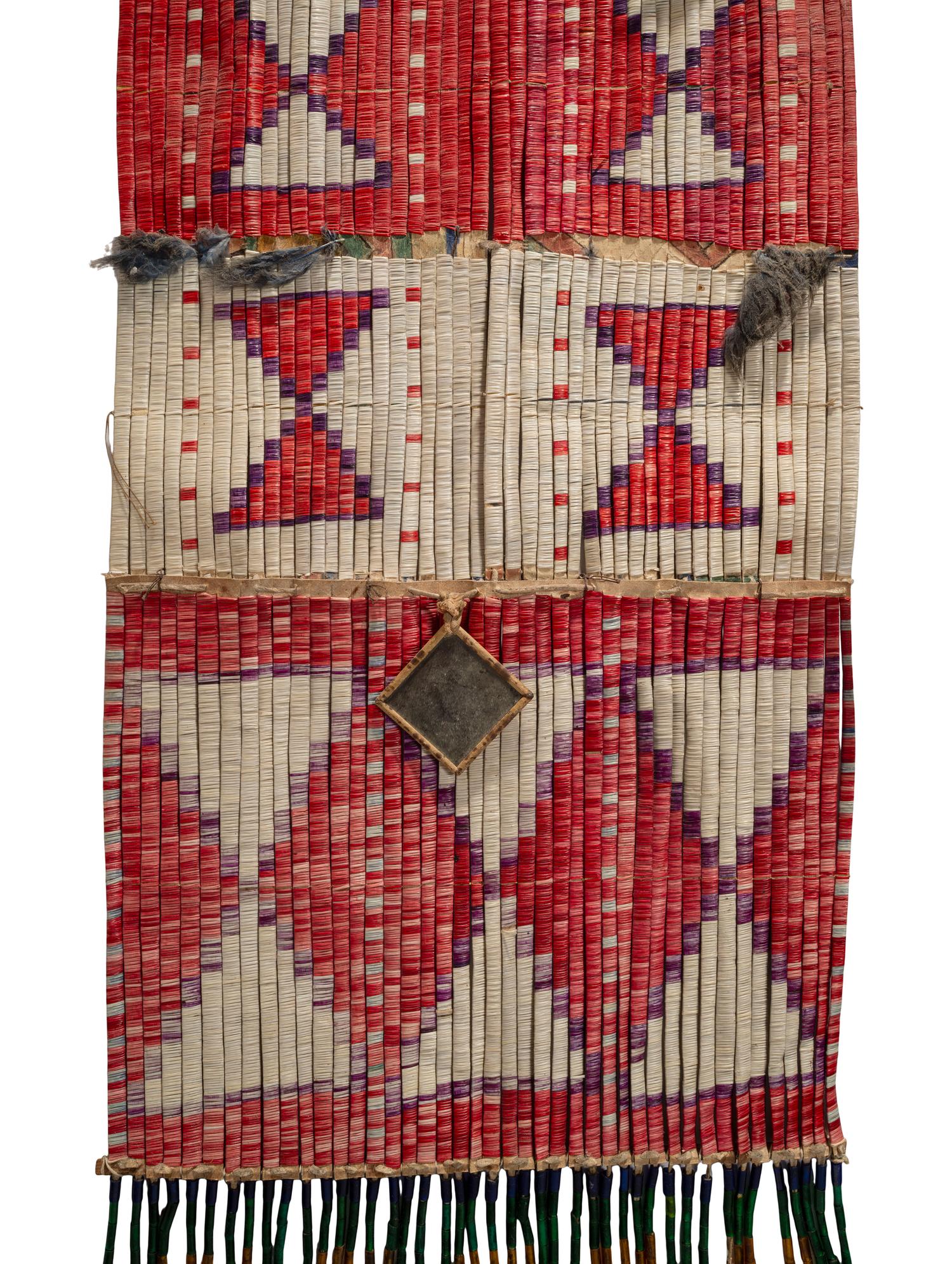 Sioux Woman's Quilled Breastplate