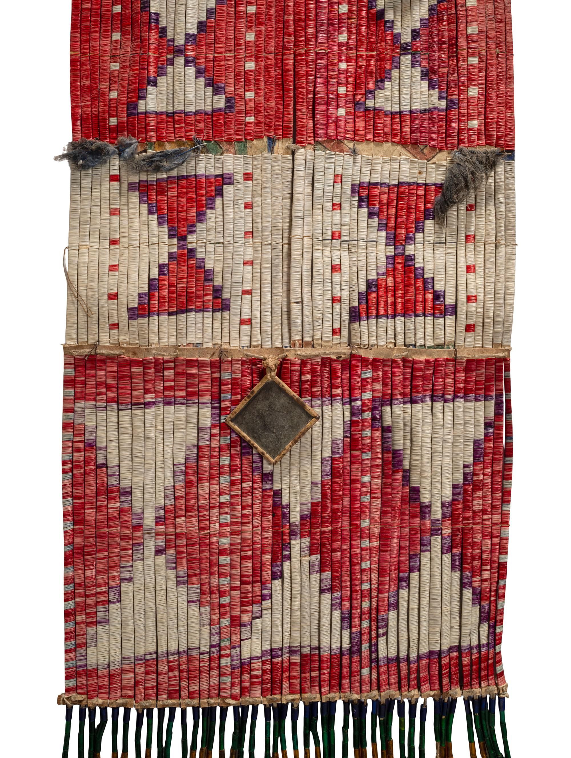 Sioux Woman's Quilled Breastplate