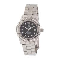 TAG HEUER, STAINLESS STEEL AND DIAMOND 'AQUARACER' WRISTWATCH