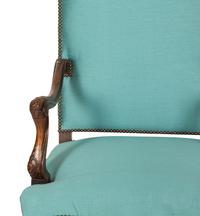 A French Provincial Carved Beechwood Fauteuil — 19th Century