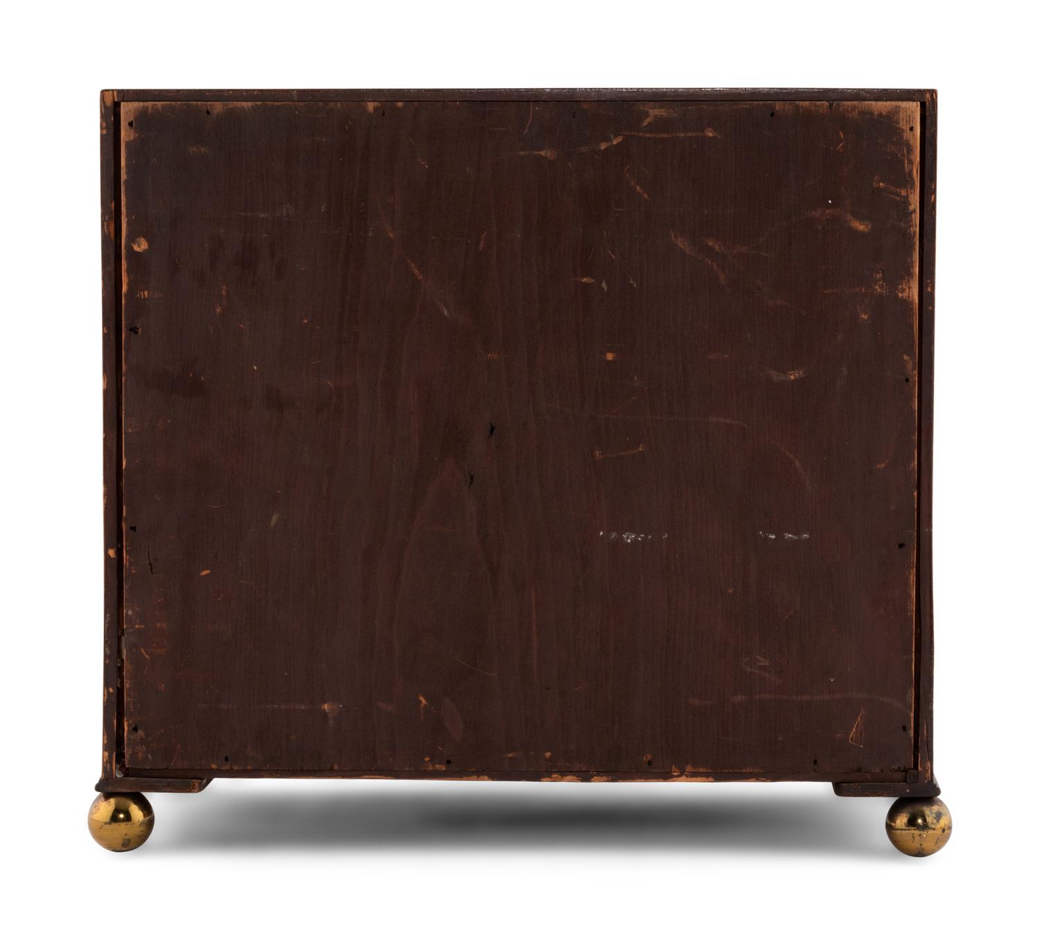 A George III Mahogany Diminutive Chest of Drawers