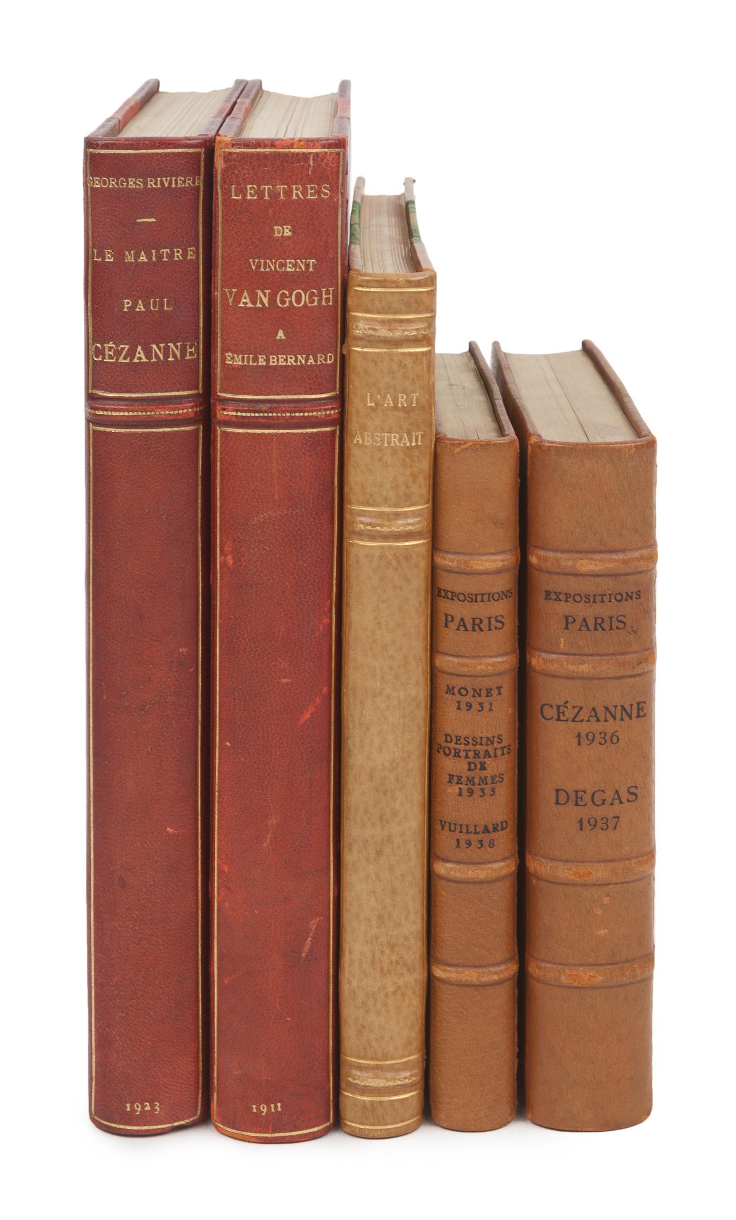 [ART REFERENCE & EXHIBITION CATALOGUES]. A group of 4 reference works and exhibition catalogues about French artists, comprising: