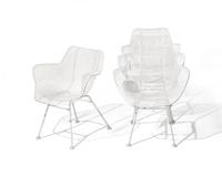 Four Sculptura Patio Chairs Woodard Furniture Company, USA