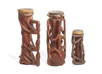 Three Asmat Drums