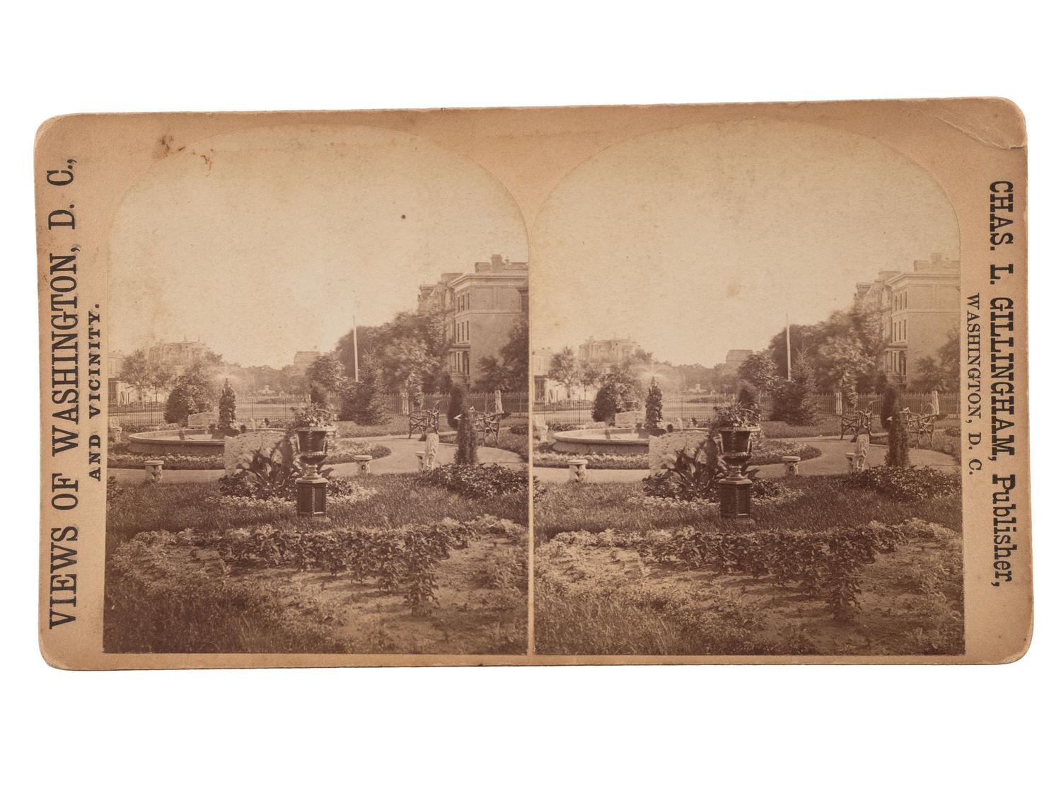 [CIVIL WAR]. A group of 38 stereoviews, highlighted by images of the Grand Review at Washington, DC, the National Cemetery and other locations in Arlington, VA, and later aviation views.