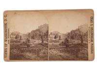 [CIVIL WAR]. A group of 38 stereoviews, highlighted by images of the Grand Review at Washington, DC, the National Cemetery and other locations in Arlington, VA, and later aviation views.