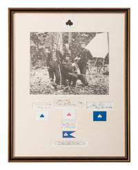 [CIVIL WAR]. 13 autographs of leaders of the Army of Potomac, incl. MEADE, SEDGWICK, and BIRNEY.