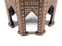 A Pair of Levantine Mother-of-Pearl Inlaid Side Tables