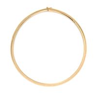 A 14 Karat Yellow Gold Omega Necklace, 23.70 dwts.