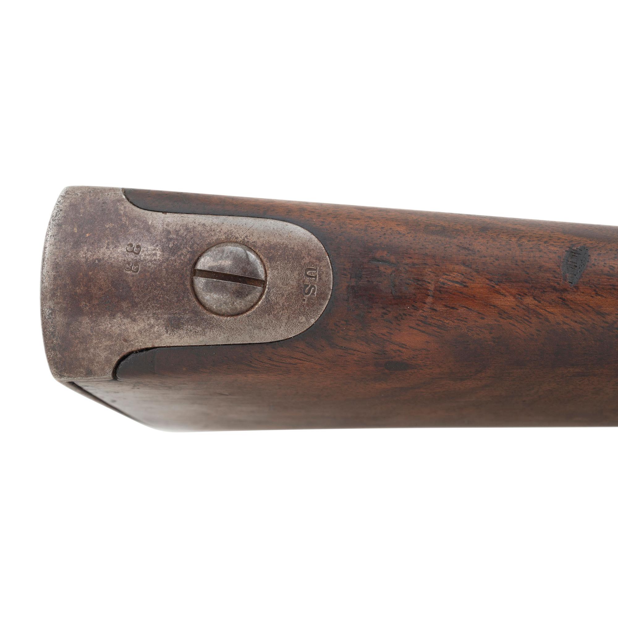 Rare US Springfield Model 1840 Musket in Original Flint