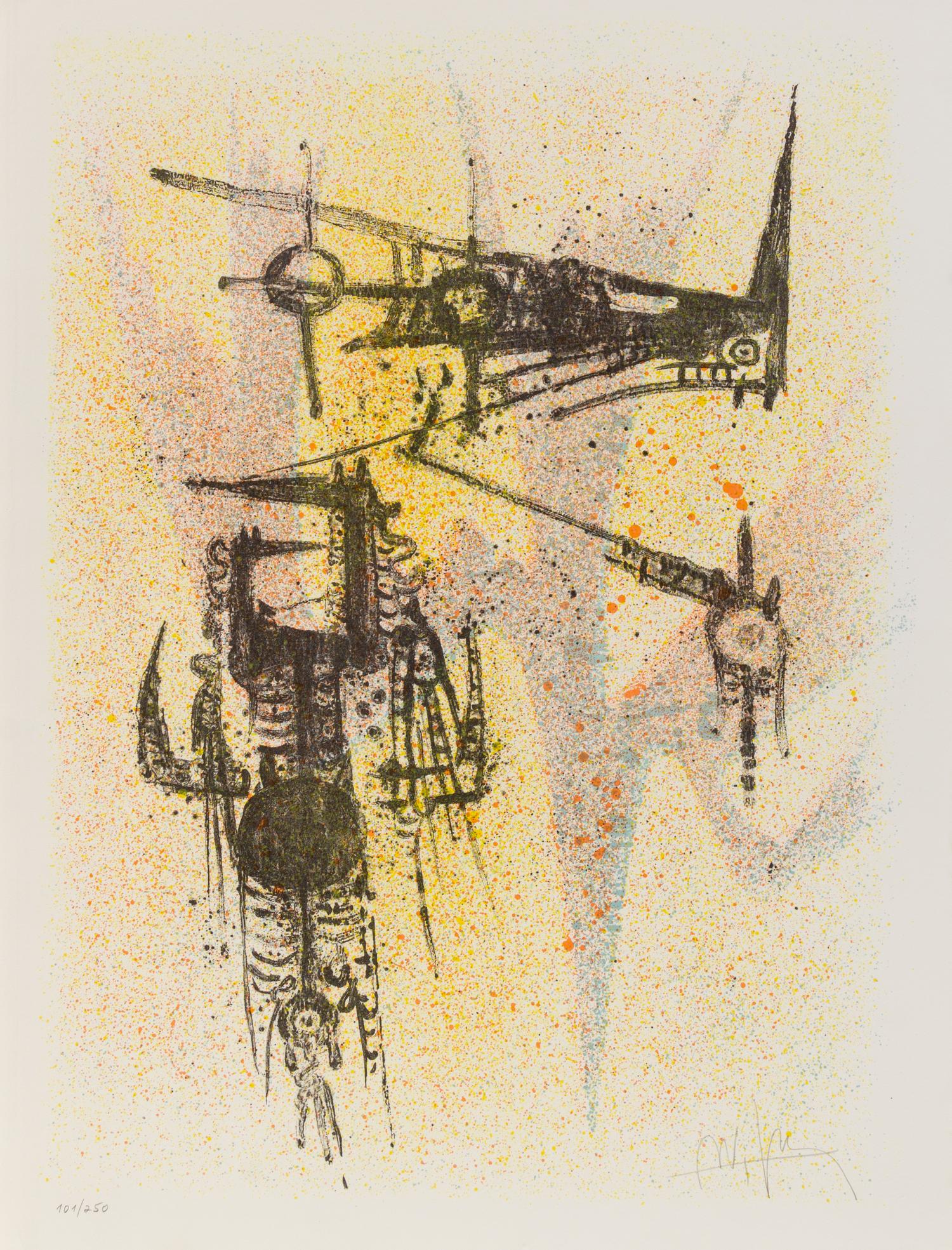 Various Artists, (American, 20th century), Flight, 1971 (the complete set of eleven lithographs and one screenprint in colors (each sig