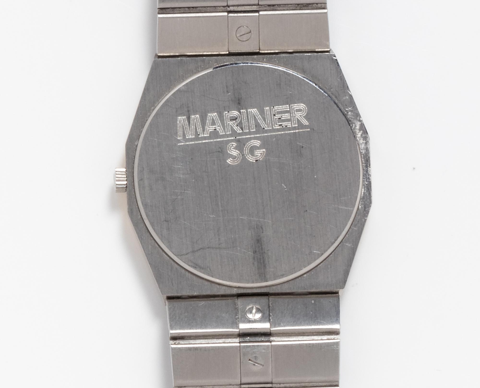 A Stainless Steel and 18 Karat Yellow Gold 'Mariner SG nine/quartz' Wristwatch, Concord,