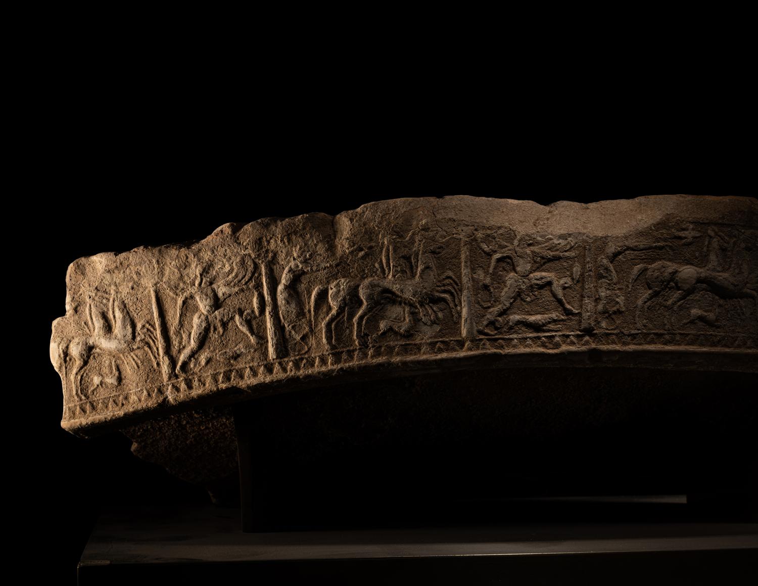 A Sicilian Greek Brazier Fragment with a Stamped Frieze