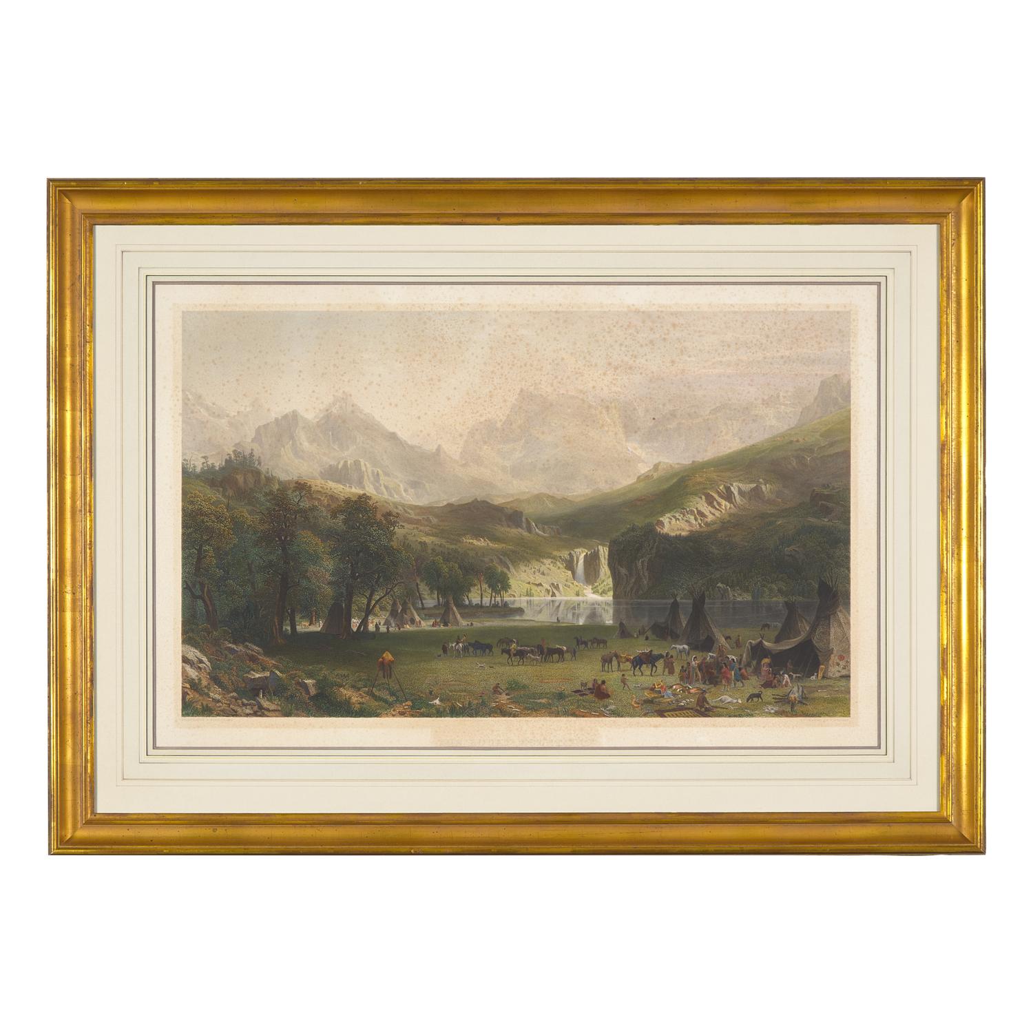 [Americana] Bierstadt, Albert. The Rocky Mountains