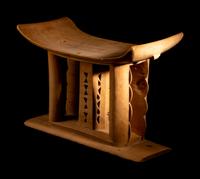 Two Ashanti Wood Stools