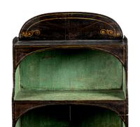 A Late Regency Rosewood Grain-Painted Etagère