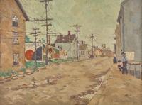 Street Scene, Newport , 1920