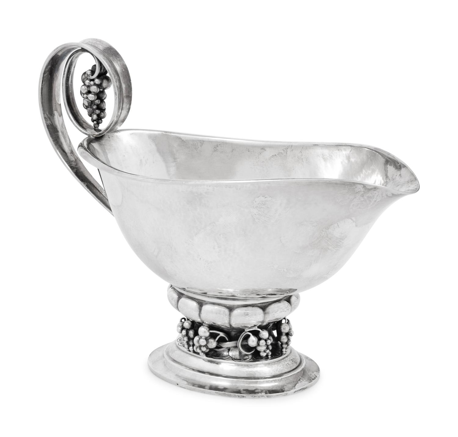 A Georg Jensen Silver Sauce Boat