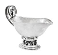 A Georg Jensen Silver Sauce Boat