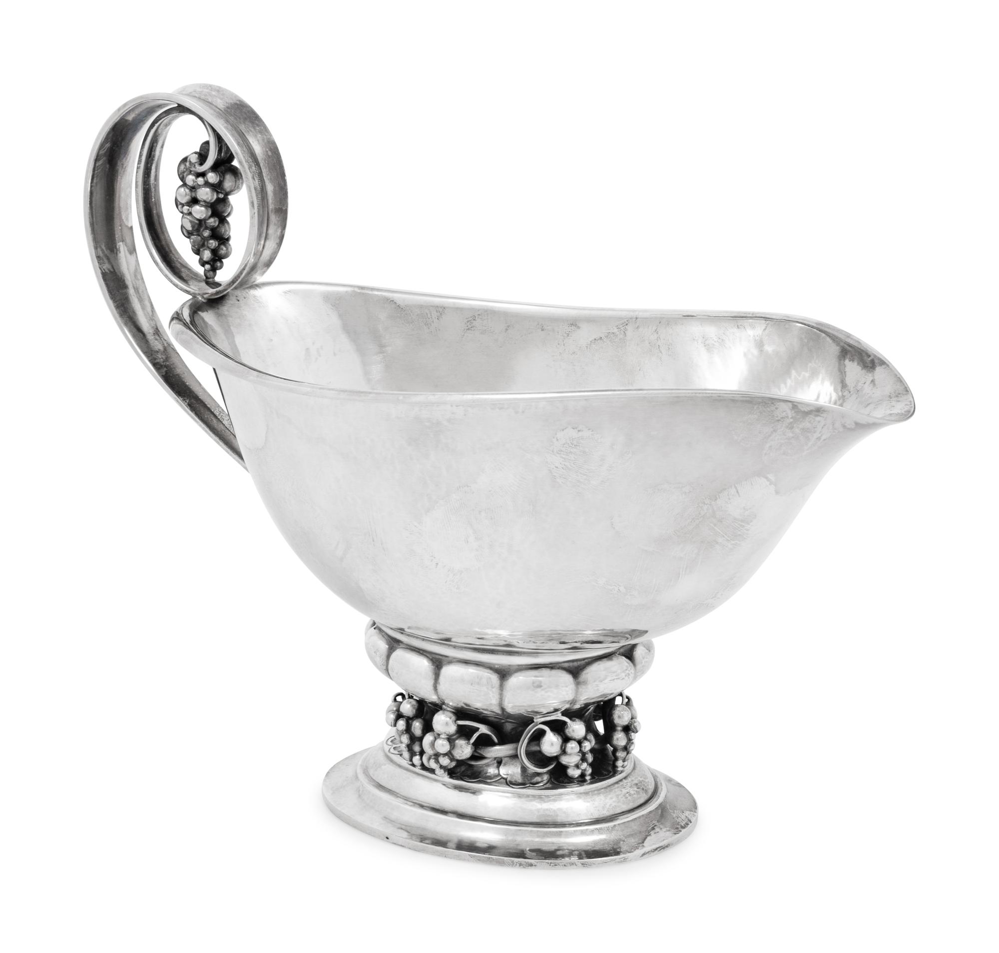 A Georg Jensen Silver Sauce Boat