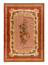 An Aubusson Style Wool Rug
