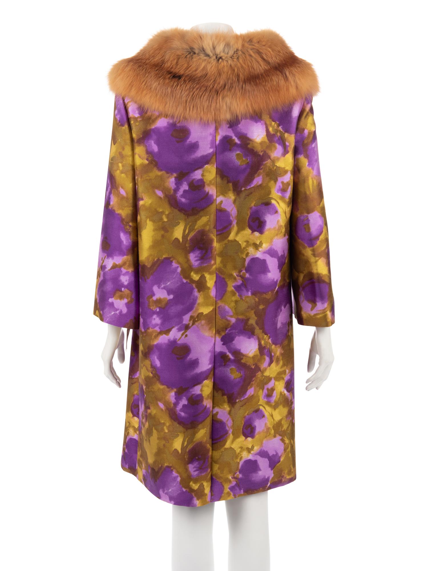 Michael Kors Swing Coat Trimmed with Fox Fur, Fall 2008