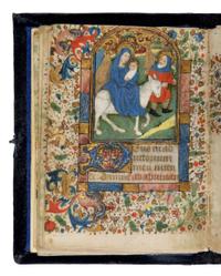 MASTER OF THE CUISSOTTE HOURS (Champagne, likely Reims, active c. 1460-80) Book of Hours (fragment), in Latin, illuminated manuscript on parchment, [France, Reims, c. 1460]