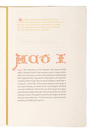 [ALLEN PRESS]. KAZANTZAKIS, Nikos (1883-1957). Christopher Columbus . Kentfield, CA: Allen Press, 1972.