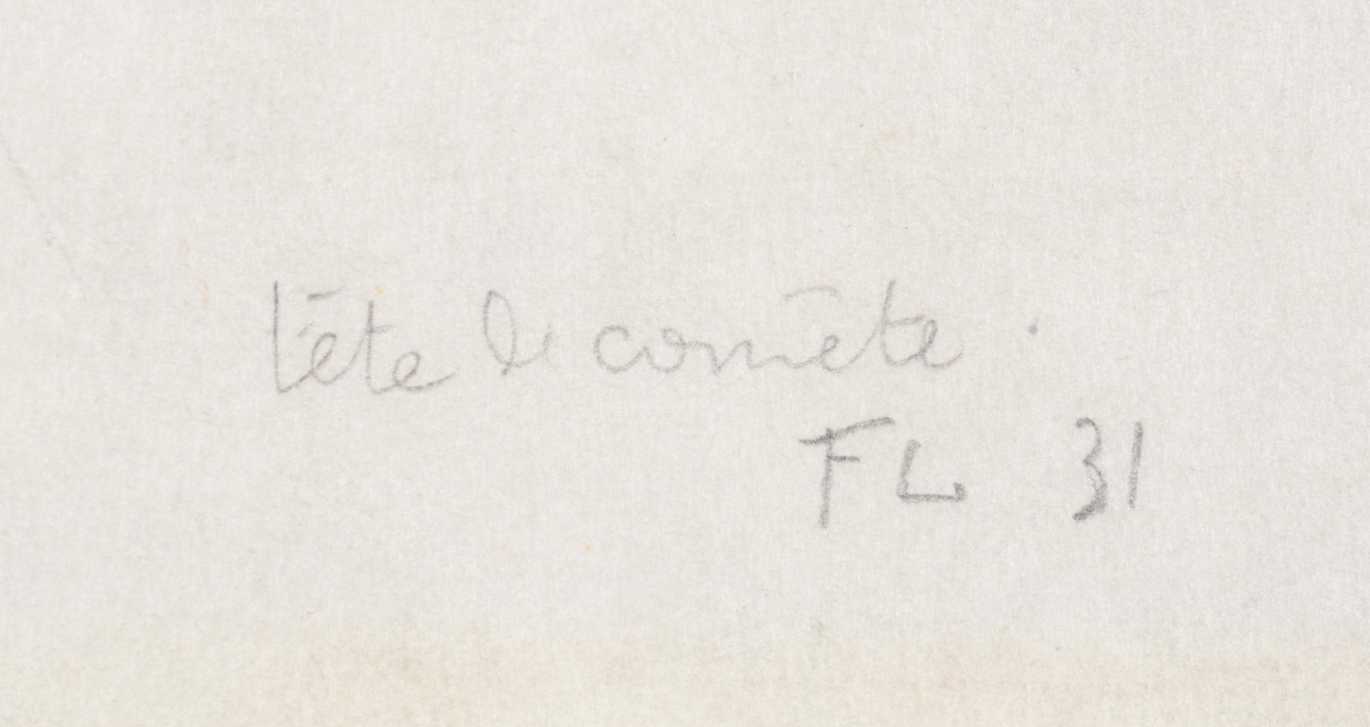 Tête de Comète , 1931
