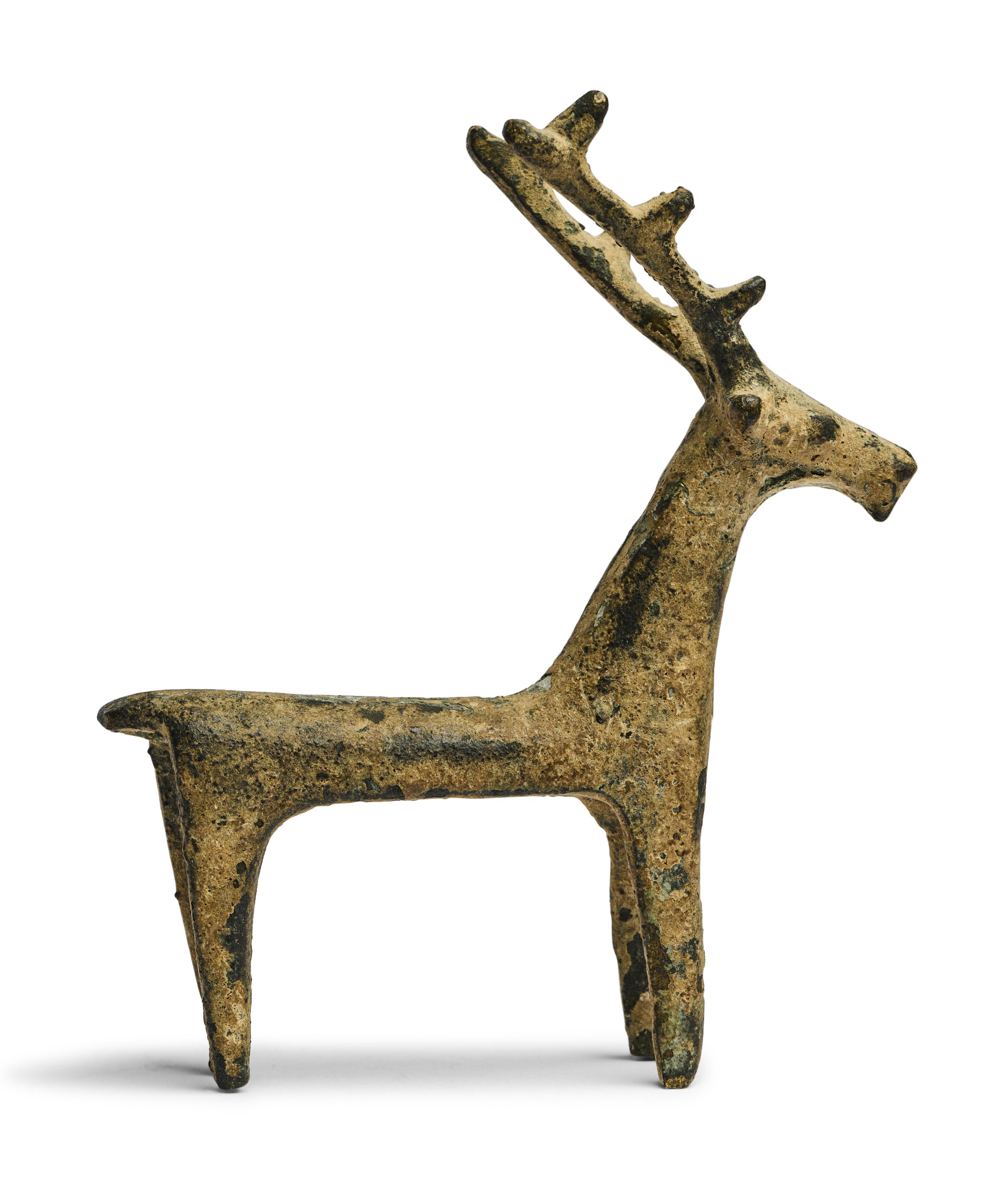 A Luristan Bronze Stag