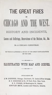 (CHICAGO, FIRE) A group of four books on the Chicago Fire of 1871