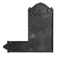 A Cast Iron Decorative Door Plate 18" W x .5" D x 18" H — United States, 19th Century